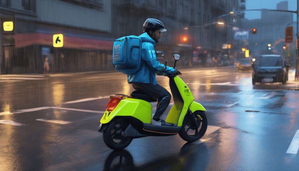 Quels défis rencontre un livreur Uber Eats dans son activité principale ?